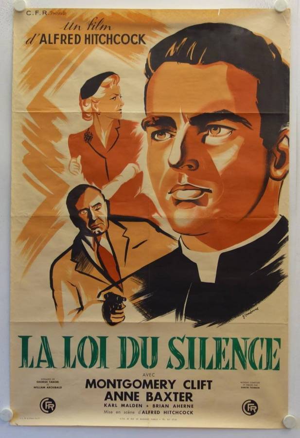 I confess original release french movie poster